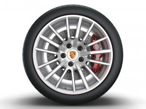 Porsche 997 911 exclusive wheel 3D Model