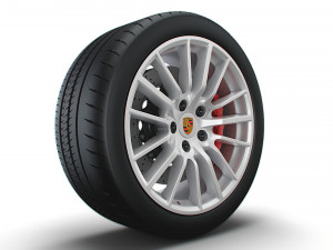 Porsche 997 911 exclusive wheel 3D Model