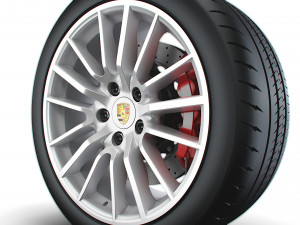 Porsche 997 911 exclusive wheel 3D Model