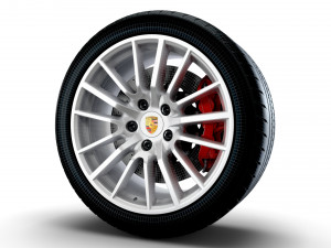 Porsche 997 911 exclusive wheel 3D Model