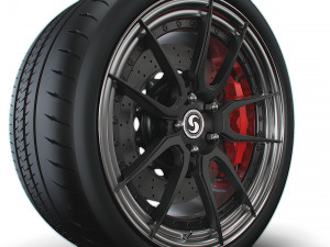 Signature SV302S wheel 3D-Modell