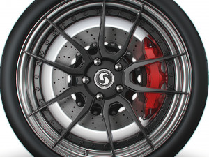 Signature SV302S wheel 3D-Modell