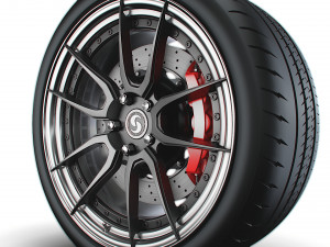 Signature SV302S wheel 3D-Modell