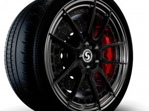 Signature SV302S wheel 3D-Modell