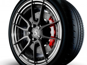 Signature SV302S wheel 3D-Modell