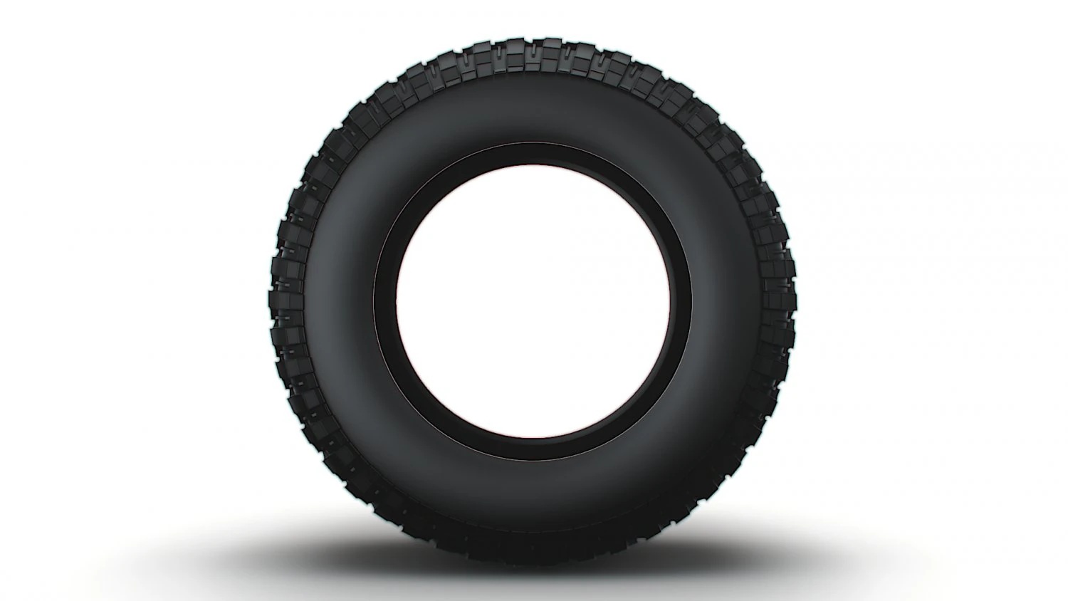 SUV Tire 3D Model .c4d .max .obj .3ds .fbx .stl .blend 