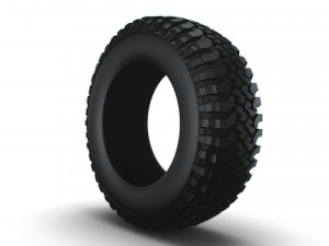 SUV Tire 3D 모델