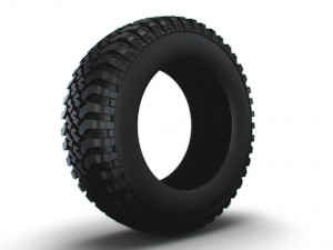SUV Tire 3D 모델