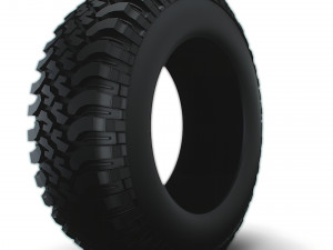 SUV Tire 3D 모델