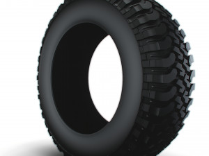 SUV Tire 3D 모델