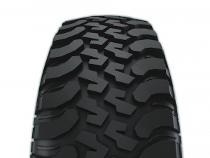 SUV Tire 3D 모델