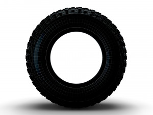 SUV Tire 3D 모델