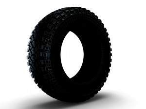 SUV Tire 3D 모델