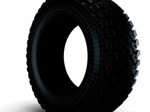SUV Tire 3D 모델