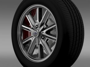 ford mustang 2005 wheel Model 3D