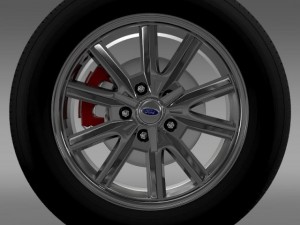 ford mustang 2005 wheel Model 3D