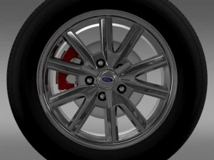ford mustang 2005 wheel 3D Model