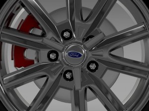 ford mustang 2005 wheel Model 3D
