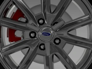 ford mustang 2005 wheel 3D Model