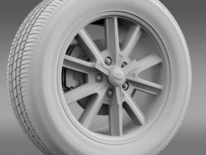 ford mustang 2005 wheel 3D Model