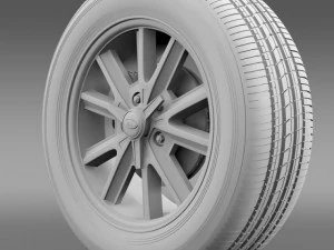 ford mustang 2005 wheel 3D Model