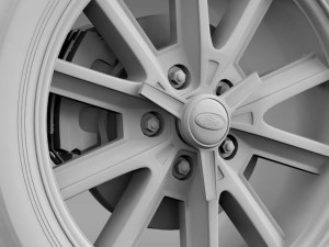 ford mustang 2005 wheel Model 3D
