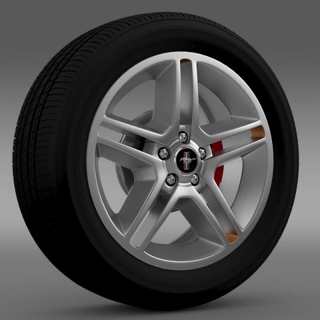 ford mustang 2010 av x 10 wheel 3D 模型 .c4d .max .obj .3ds .fbx .stl .blend 