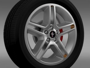 ford mustang 2010 av x 10 wheel 3Dモデル