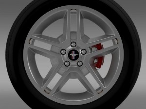 ford mustang 2010 av x 10 wheel 3D 模型