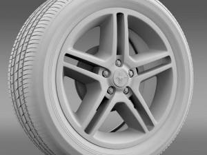 ford mustang 2010 av x 10 wheel 3D 模型