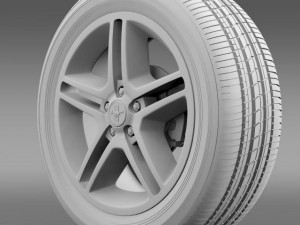 ford mustang 2010 av x 10 wheel 3D 模型