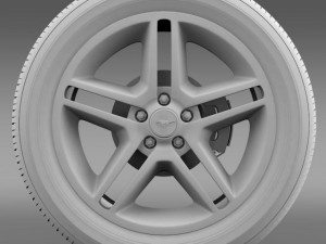 ford mustang 2010 av x 10 wheel 3D 模型