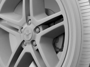 ford mustang 2010 av x 10 wheel 3D 模型