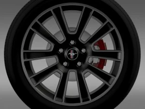 ford mustang 2010 wheel 3D Model