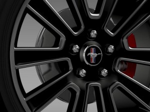 ford mustang 2010 wheel 3D Model