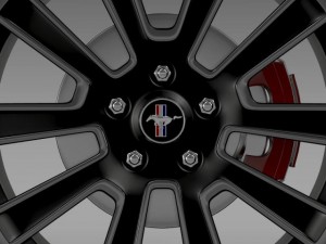 ford mustang 2010 wheel 3D Model