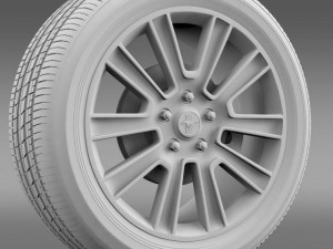 ford mustang 2010 wheel 3D Model