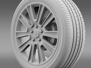 ford mustang 2010 wheel 3D Model