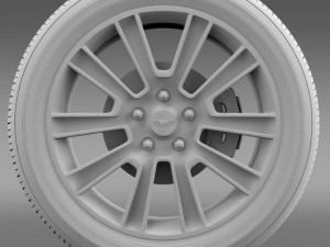 ford mustang 2010 wheel 3D Model