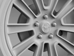 ford mustang 2010 wheel 3D Model