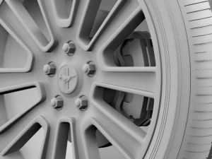 ford mustang 2010 wheel 3D Model