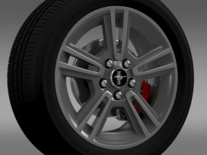 ford mustang 2013 wheel 3Dモデル