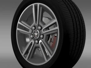 ford mustang 2013 wheel 3D Model