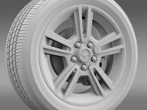 ford mustang 2013 wheel 3D Model