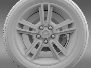 ford mustang 2013 wheel 3D Model