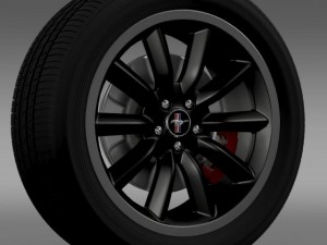 ford mustang boss 302 2012 wheel 3D 모델