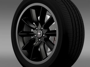 ford mustang boss 302 2012 wheel Modello 3D