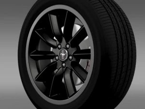 roda ford mustang chefe 302 2012 Modelo 3D