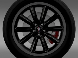 ford mustang boss 302 2012 wheel Modello 3D