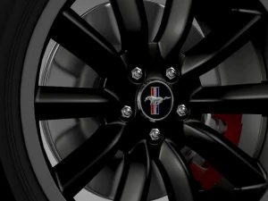 roda ford mustang chefe 302 2012 Modelo 3D